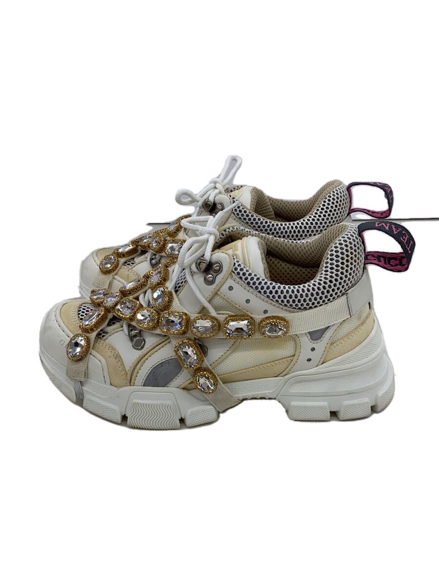 【中古】GUCCI◆ローカットスニーカー/37/WHT【シューズ】｜2ｎｄ STREET 店