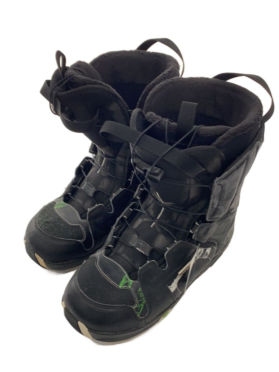 【中古】salomon◆スノーボードブーツ/27.5糎/クイックレーシング/BLK/FACTION【運動競技】