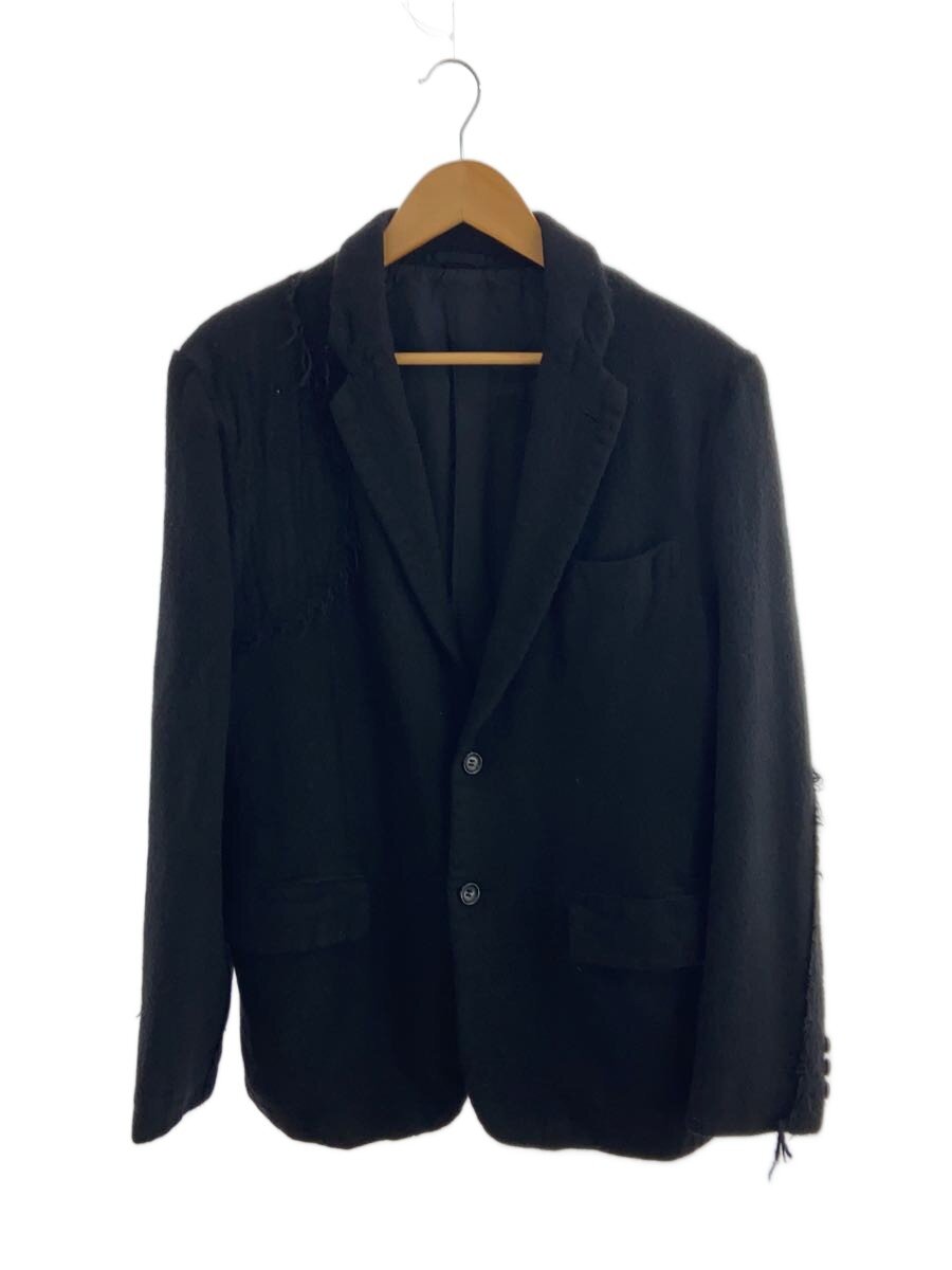 【中古】COMME des GARCONS HOMME◆テーラードジャケット/S/ウール/BLK/HT-J051/AD2007/? NULL ?【メンズウェア】|2nd STREET 店