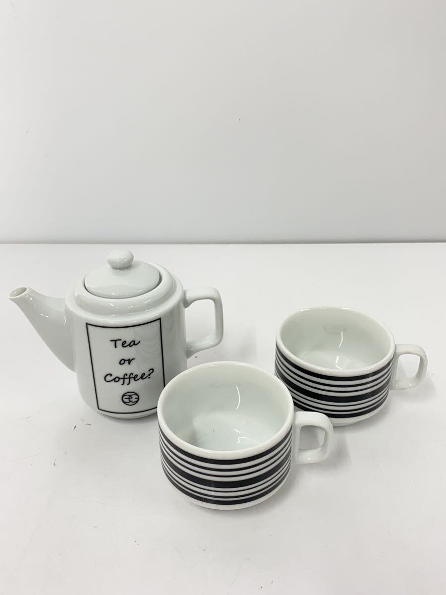 【中古】EGOIST◆洋食器その他/3点セット/WHT【キッチン用品】