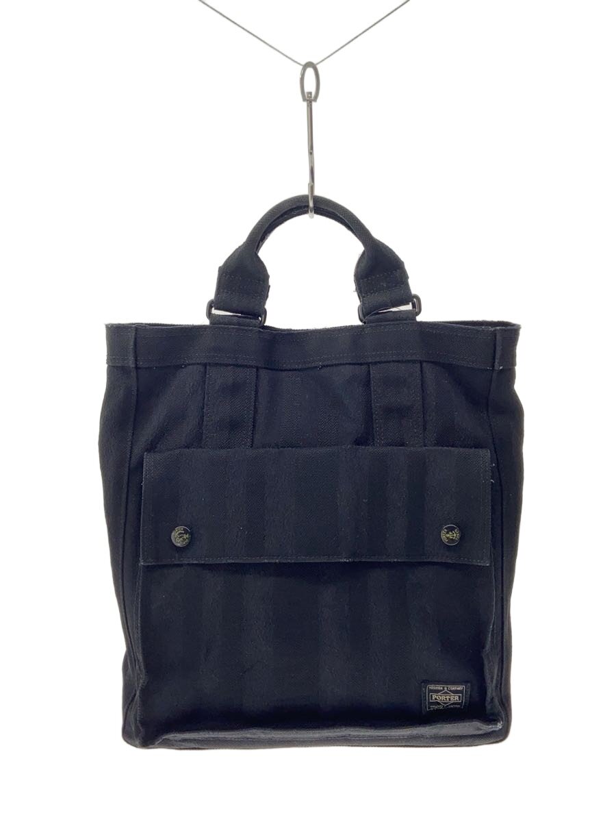 【中古】PORTER◆TANGO BLACK/ハンドバック/--/BLK【御徒面子】