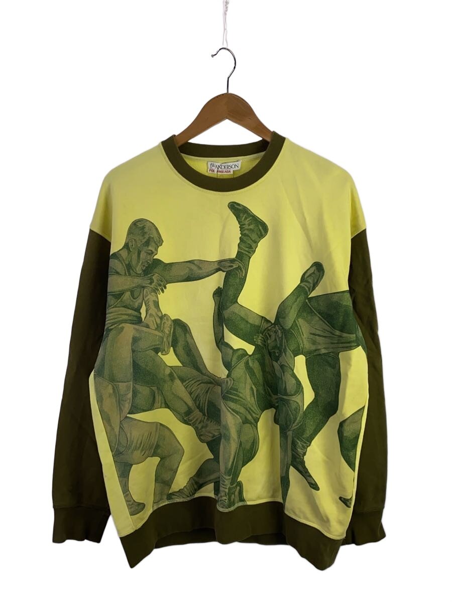 【中古】JW ANDERSON(J.W.ANDERSON)◆汗水/XL/綿織物/YLW/総柄/JW0082PG081211【メンズウェア】