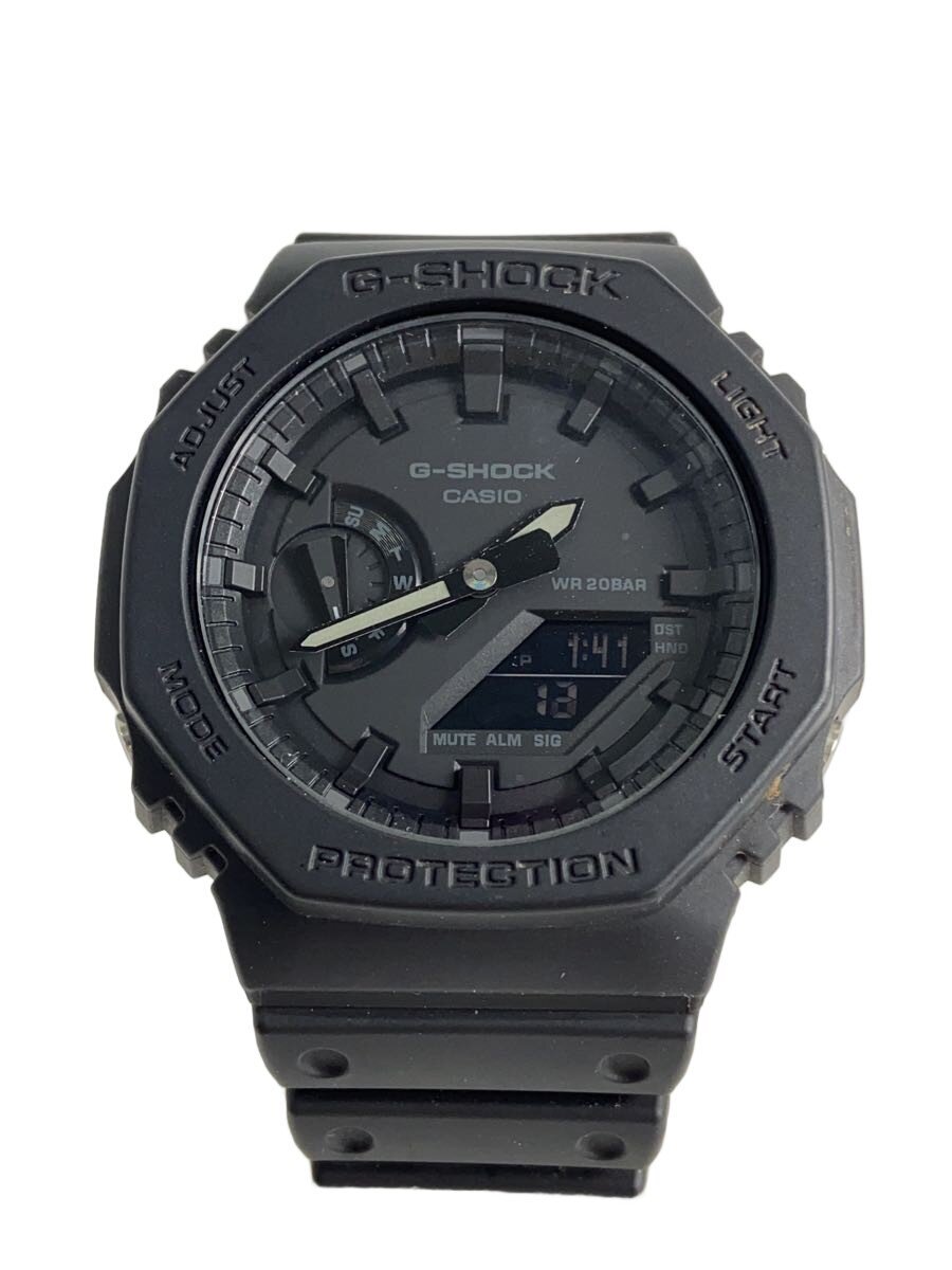 【中古】CASIO◆石英ウオッチ・G-SHOCK/デジアナ/黒いこと【服飾雑貨他】