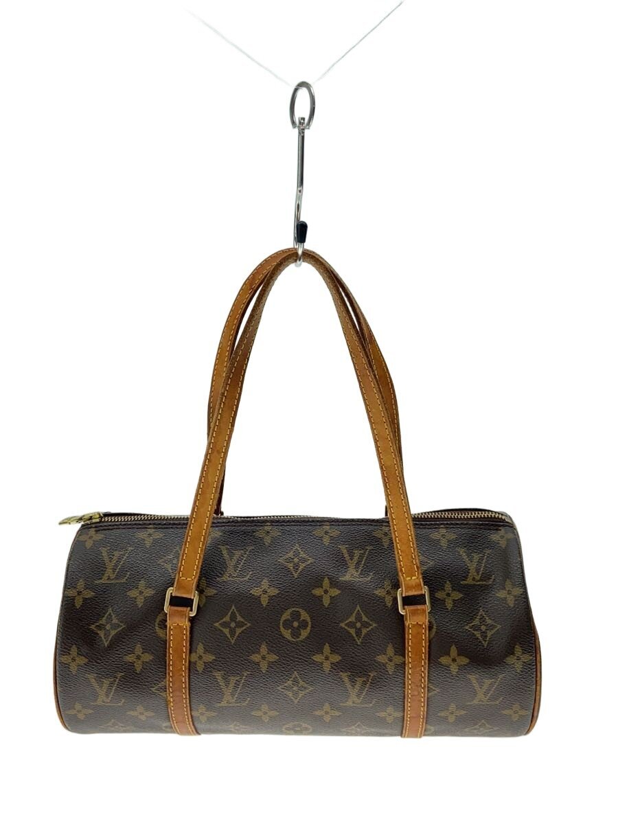 【中古】LOUIS VUITTON◆2)パピヨン30_モノグラム・帆布/PVC/BRW【御徒面子】