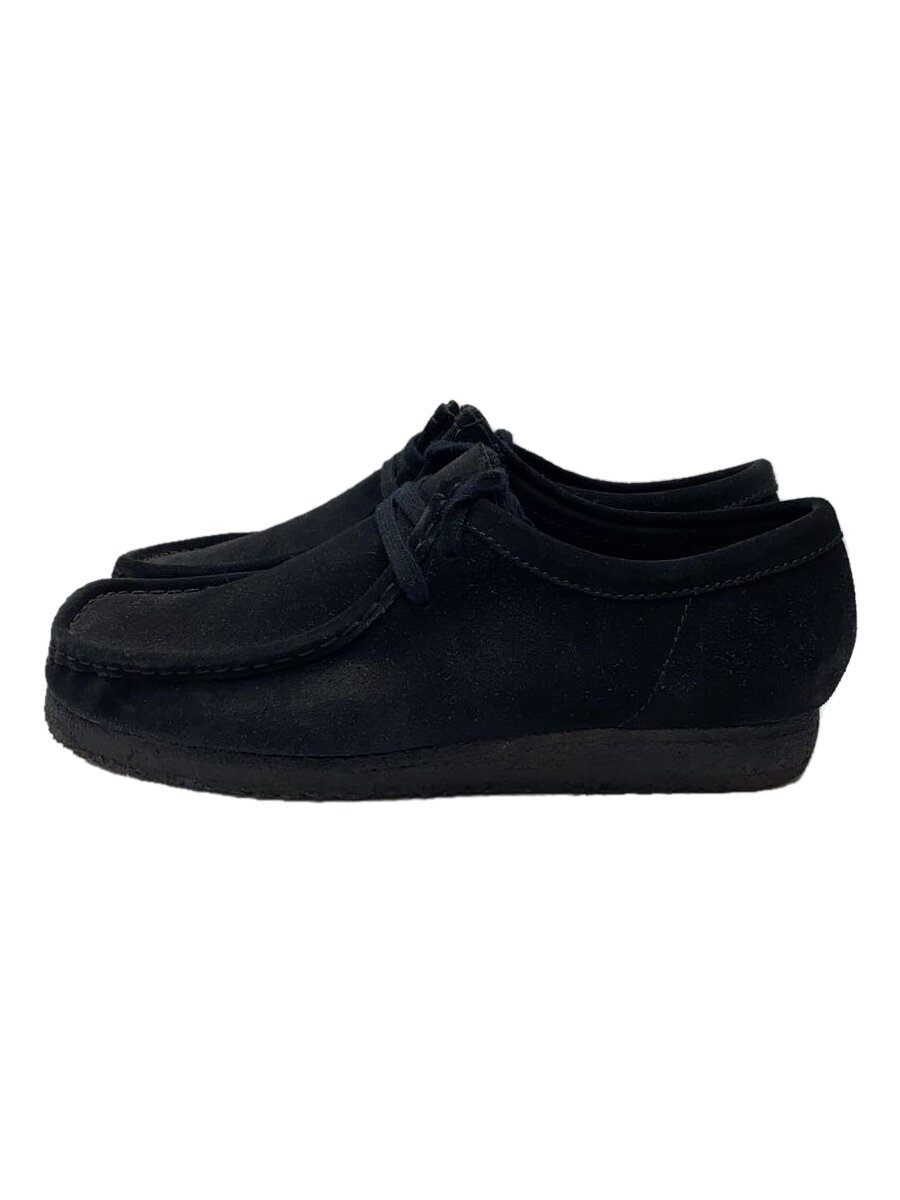 【中古】Clarks◆ブーツ/27糎/BLK/スウェード/61489943【シューズ】