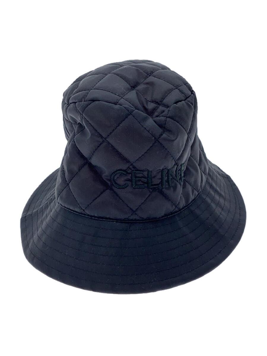 【中古】CELINE◆井戸釣瓶かぶり笠/M/ポリエステル/BLK/レディース/2AUB0 495M【服飾雑貨他】