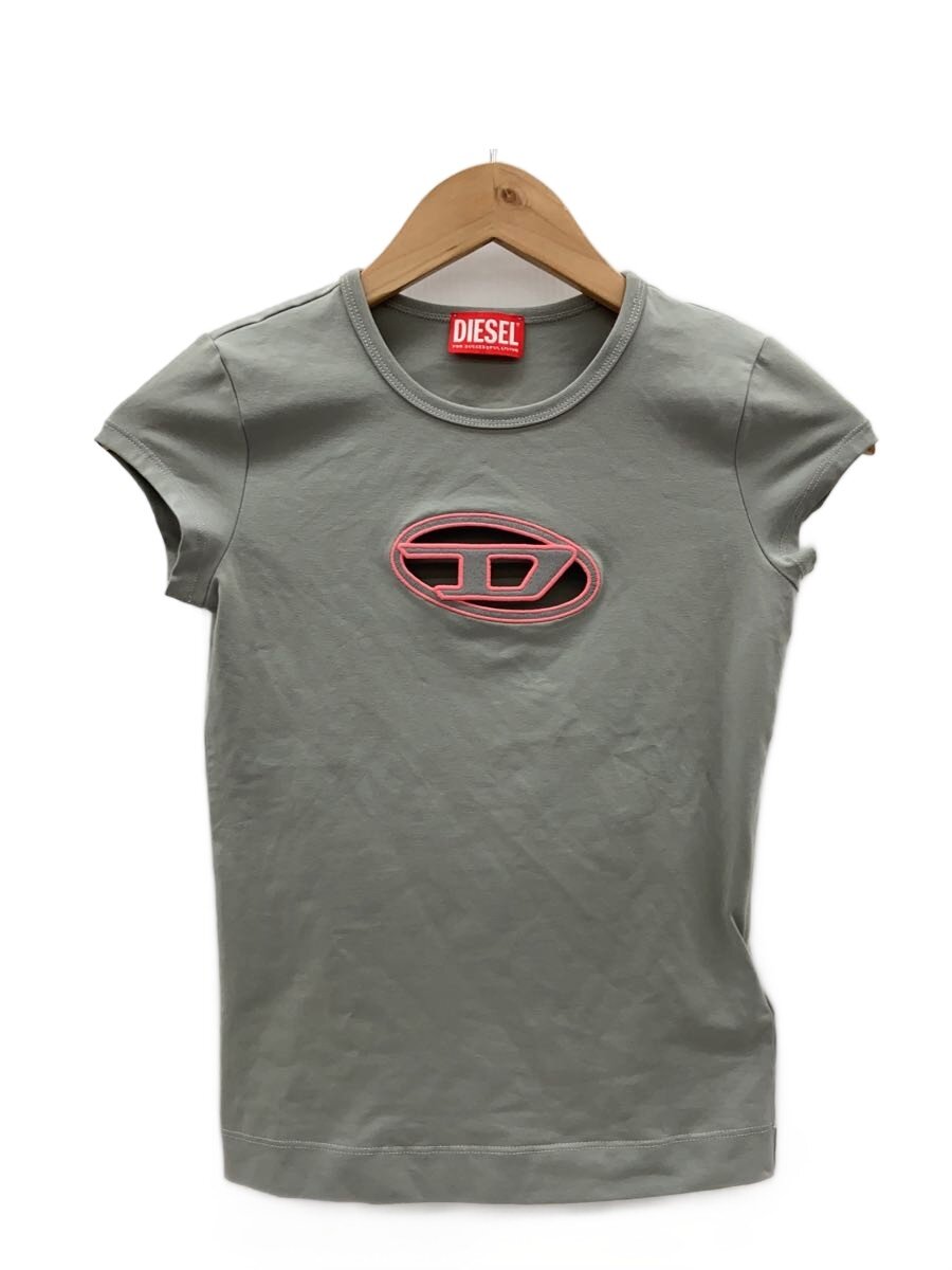 【中古】DIESEL◆半袖カットソー/XS/綿織物/GRY/無地/T-ANGIE A06268【レディース御召しもの】