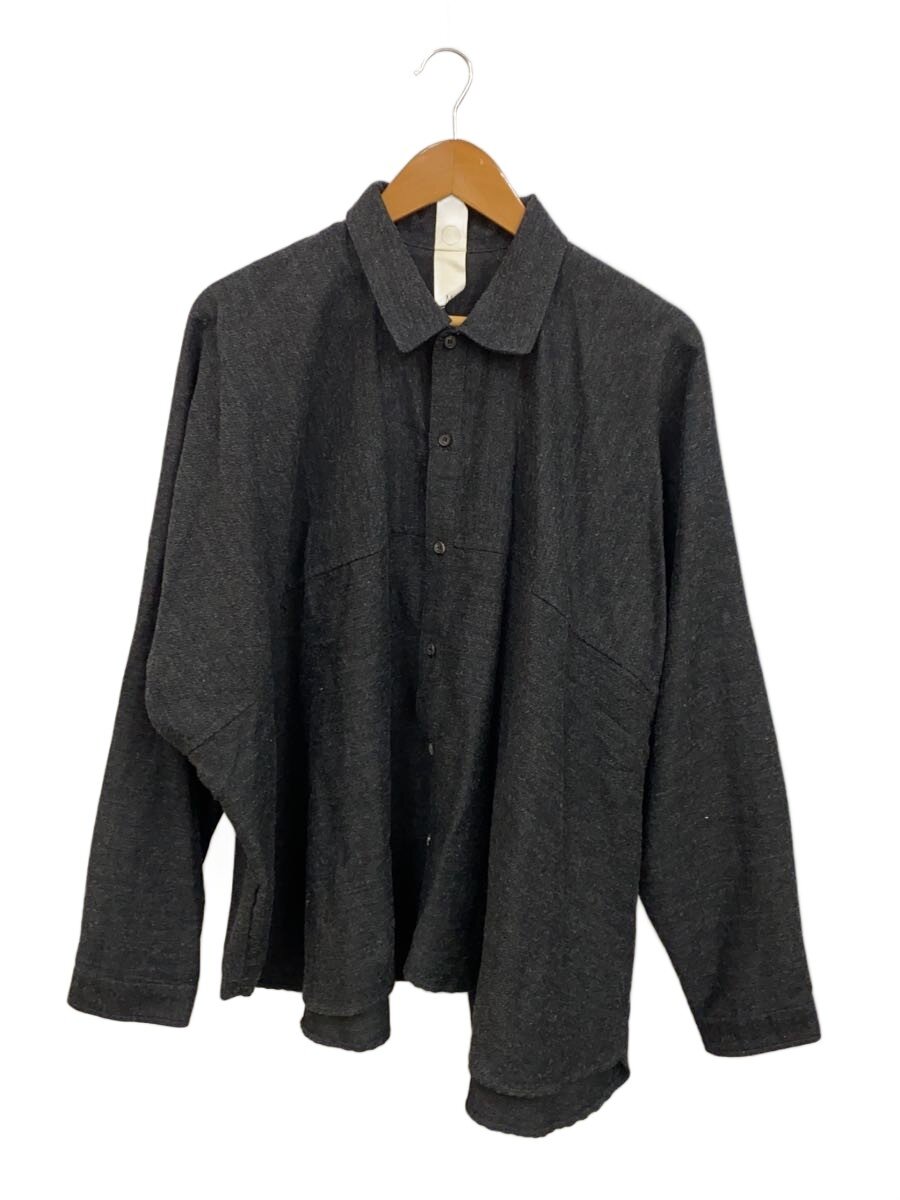 【中古】O project◆長袖シャツ/M/ウール/GRY/無地【メンズウェア】|2nd STREET 店