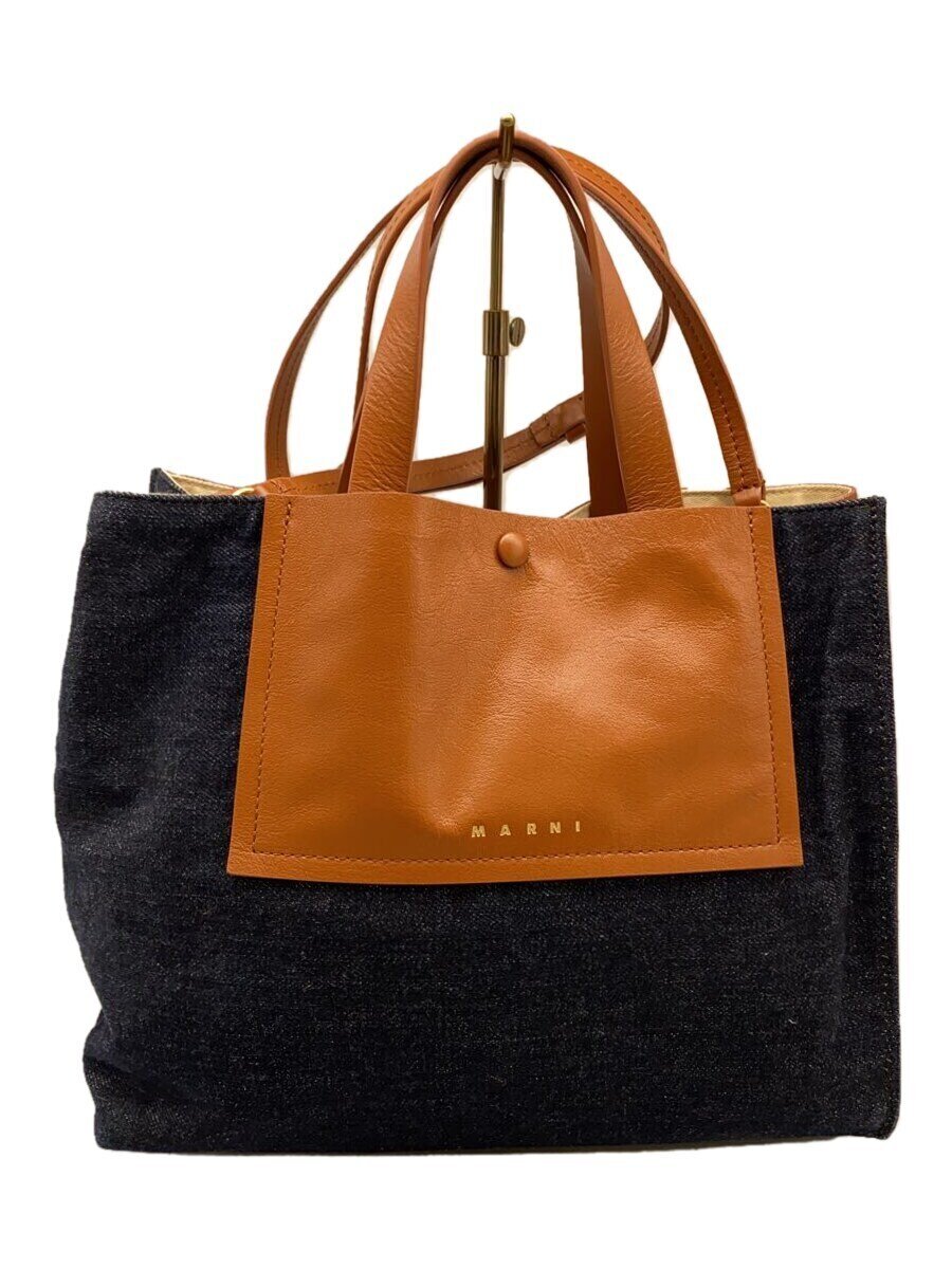 【中古】MARNI◆MUSEO SOFT/ショルダーバッグ/レザー/IDG/SHMP0067Q1【バッグ】|2nd STREET 店