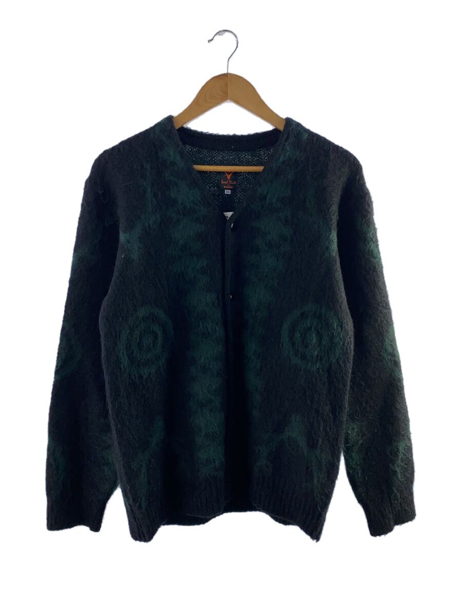 【中古】South2 West8(S2W8)◆BEAMS BOY別注/MOHAIR CARDIGAN/HM954/ジレー/XS/モヘヤ/GRN【メンズウェア】