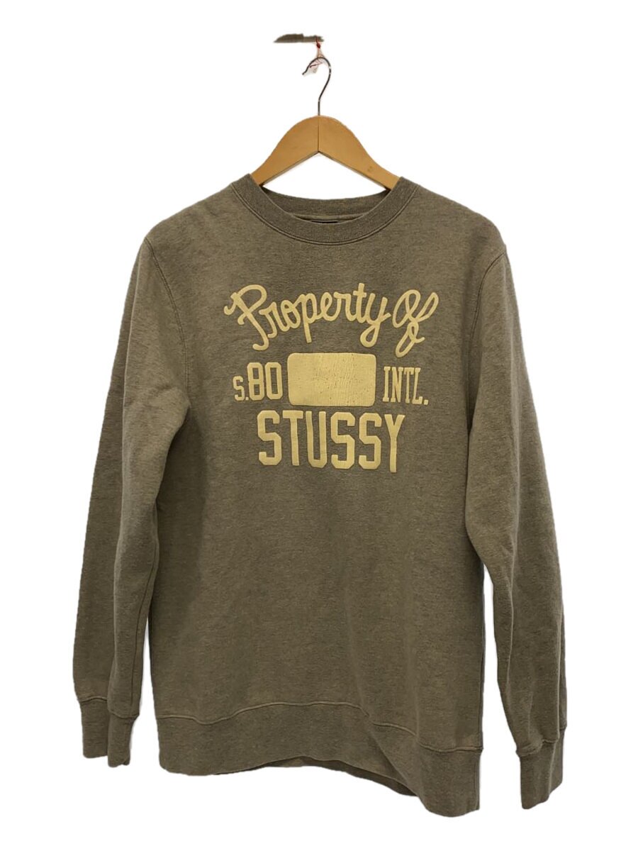 【中古】STUSSY◆00s頃/property of s.80 intl/汗水/M/綿織物/GRY【メンズウェア】