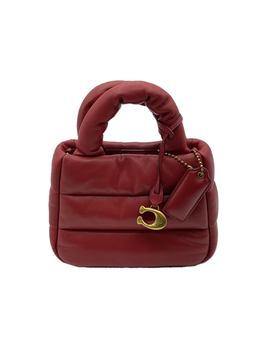 【中古】COACH◆ハンドバック/--/RED/CL592/? NULL ?【御徒面子】