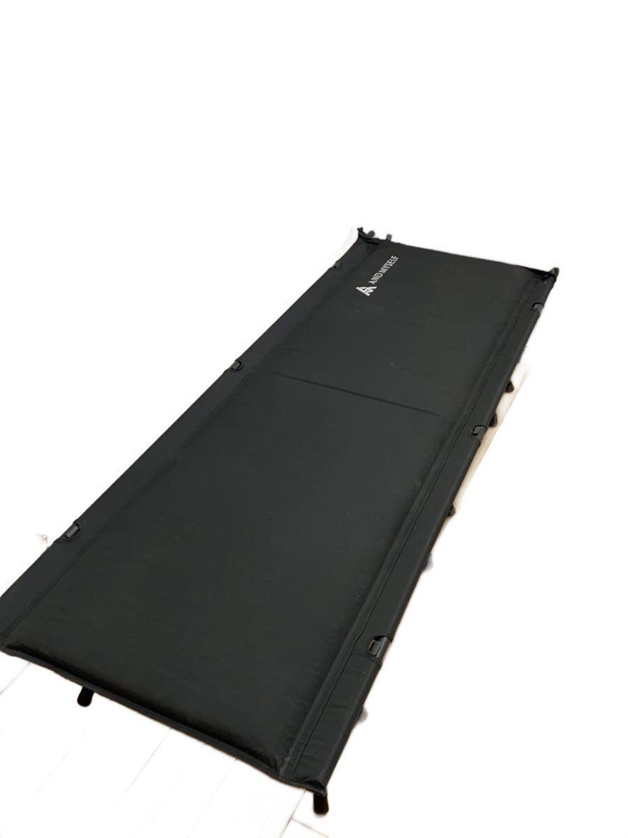 【中古】インフレーターコット/AND MYSELF/キャンプ用品その他/ブラック【スポーツ】