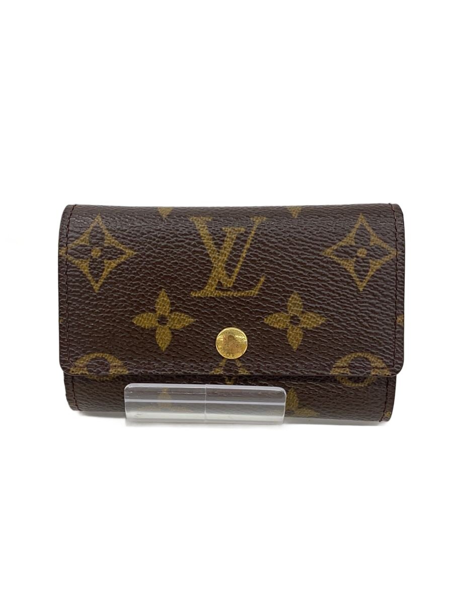 【中古】LOUIS VUITTON◆ミュルティクレ6_モノグラム/レザー/BRW/総柄/レディース【服飾雑貨他】|2nd STREET 店