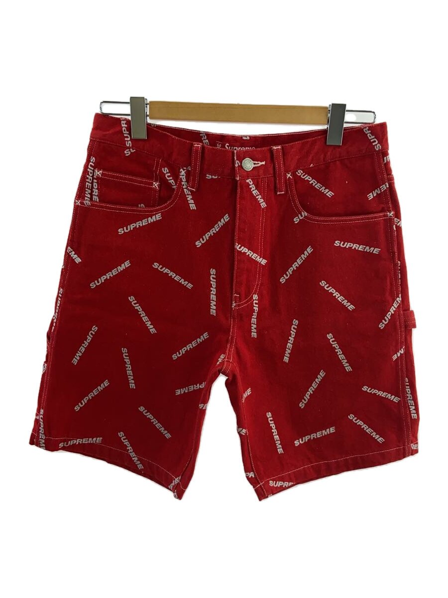 【中古】Supreme◆18AW/DenimLogoPainter/遊撃手ズボン下/30/綿織物/RED//【メンズウェア】