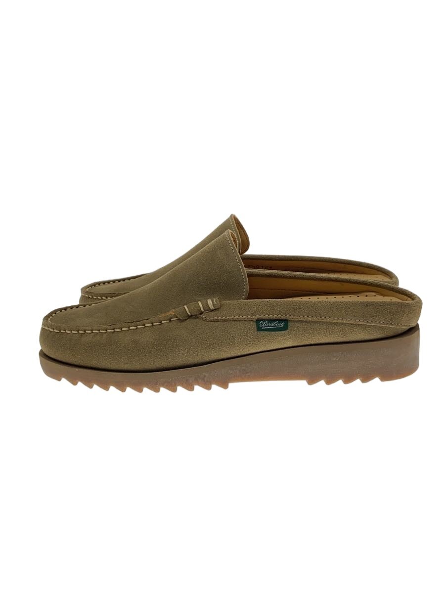 【中古】Paraboot◆サンダル/UK7.5/BEG/スウェード/0124【シューズ】