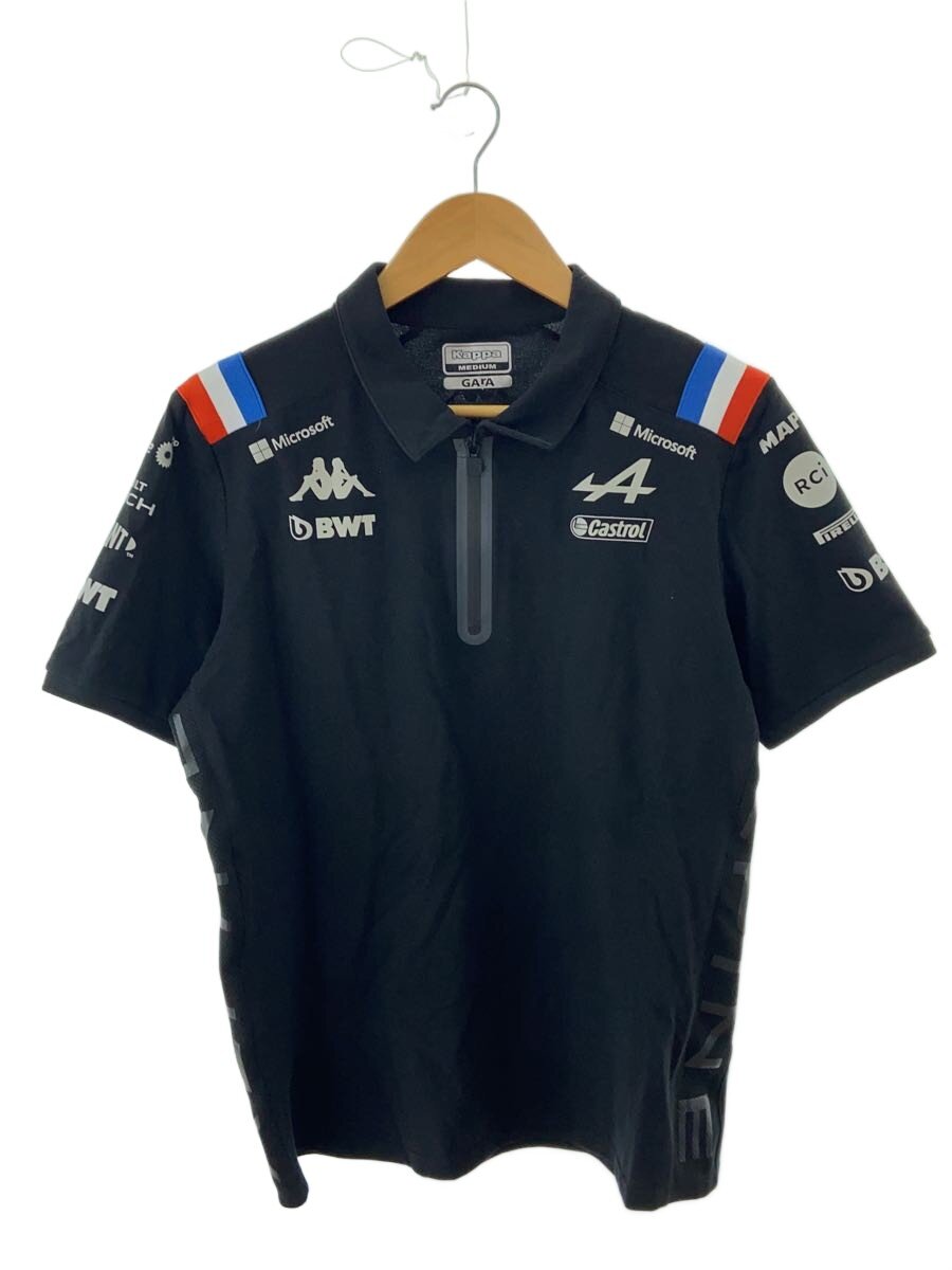 【中古】kappa◆プルオーバー/M/綿織物/BLK【メンズウェア】