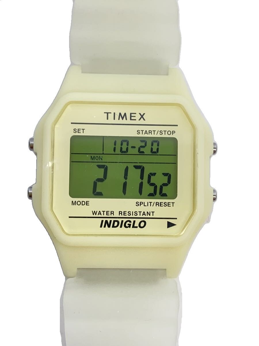 【中古】TIMEX◆石英ウオッチ/デジタル/皮膚軟化剤/TW2Y02600/タイ王国メックス【服飾雑貨他】