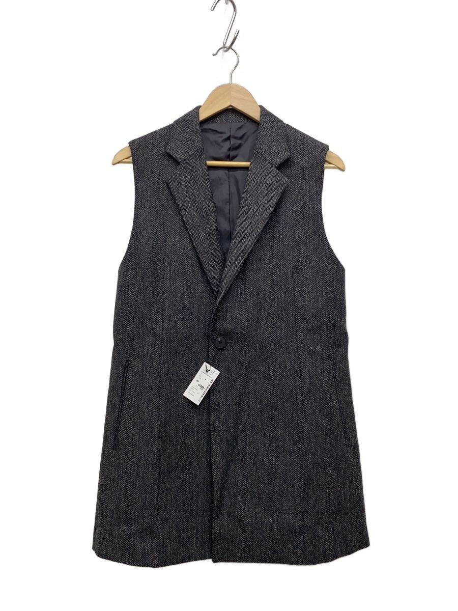 【中古】H BEAUTY\u0026YOUTH◆ジレベスト/M/羊毛/GRY/1625-209-4805/LOVAT TWEED GILET【レディース御召しもの】