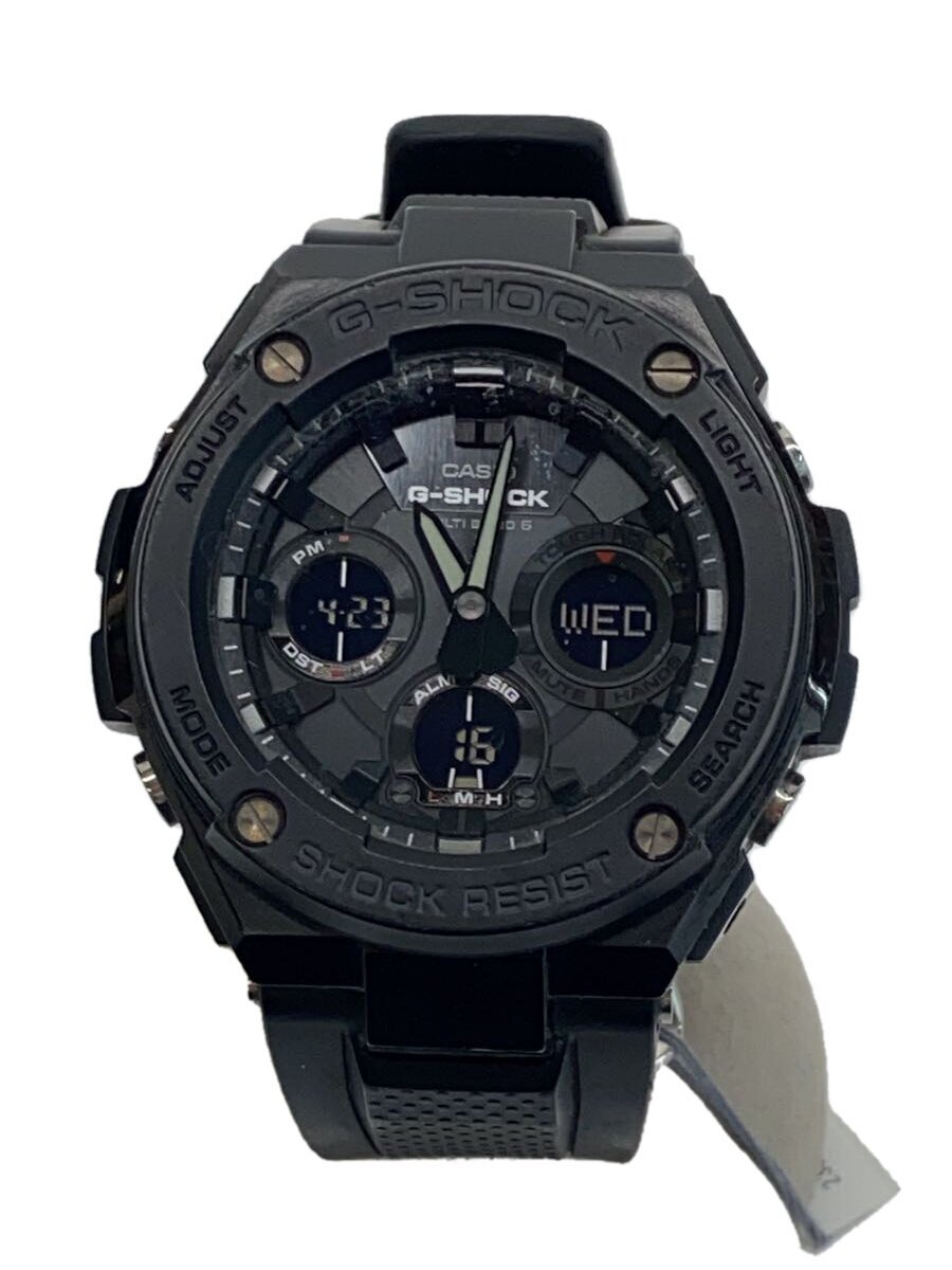 【中古】CASIO◆石英ウオッチ/--/陶器/BLK/BLK/GST-W100G【服飾雑貨他】