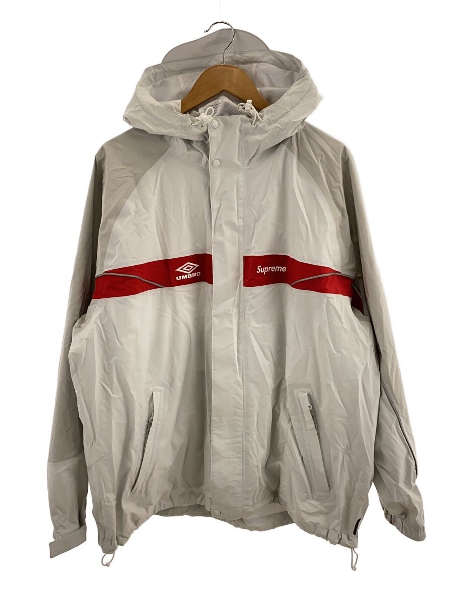 【中古】Supreme◆ナイロン上衣/XL/ポリエステル/WHT/25SS/×UMBRO/GORE-TEX Hooded Jacke//【メンズウェア】