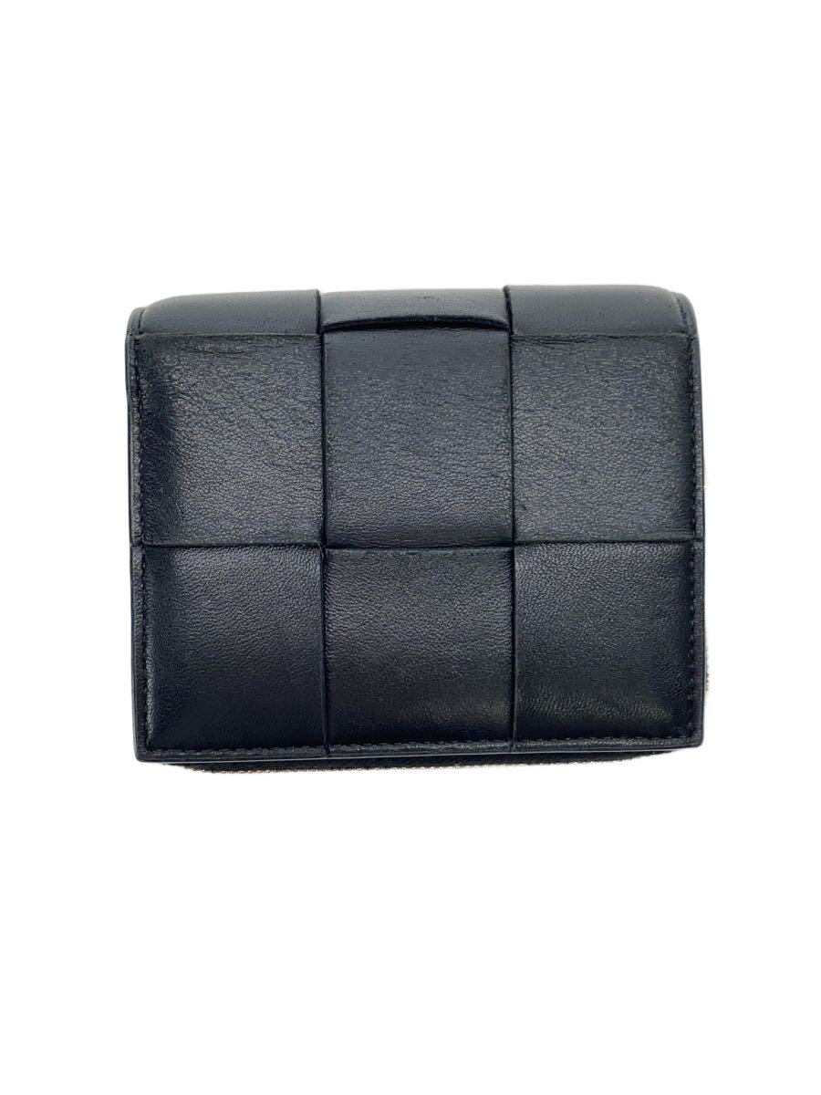 【中古】BOTTEGA VENETA◆イントレチャート/2つ折り財布/レザー/BLK/無地/メンズ//【服飾雑貨他】｜2ｎｄ STREET 店 36,179円