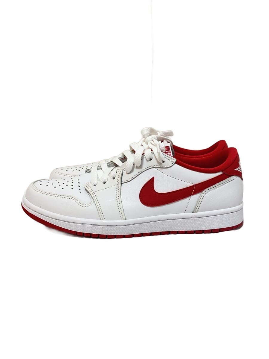 【中古】NIKE◆AIR JORDAN 1 RETRO LOW OG_エアジョーダン1 置き目 OG/26糎/WHT【シューズ】