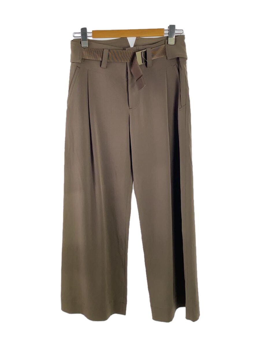 【中古】ISSEY MIYAKE◆ベルデットワイドパンツ/引っ切り無いズボン下/1/--/KHK/im82ff511【レディース御召しもの】