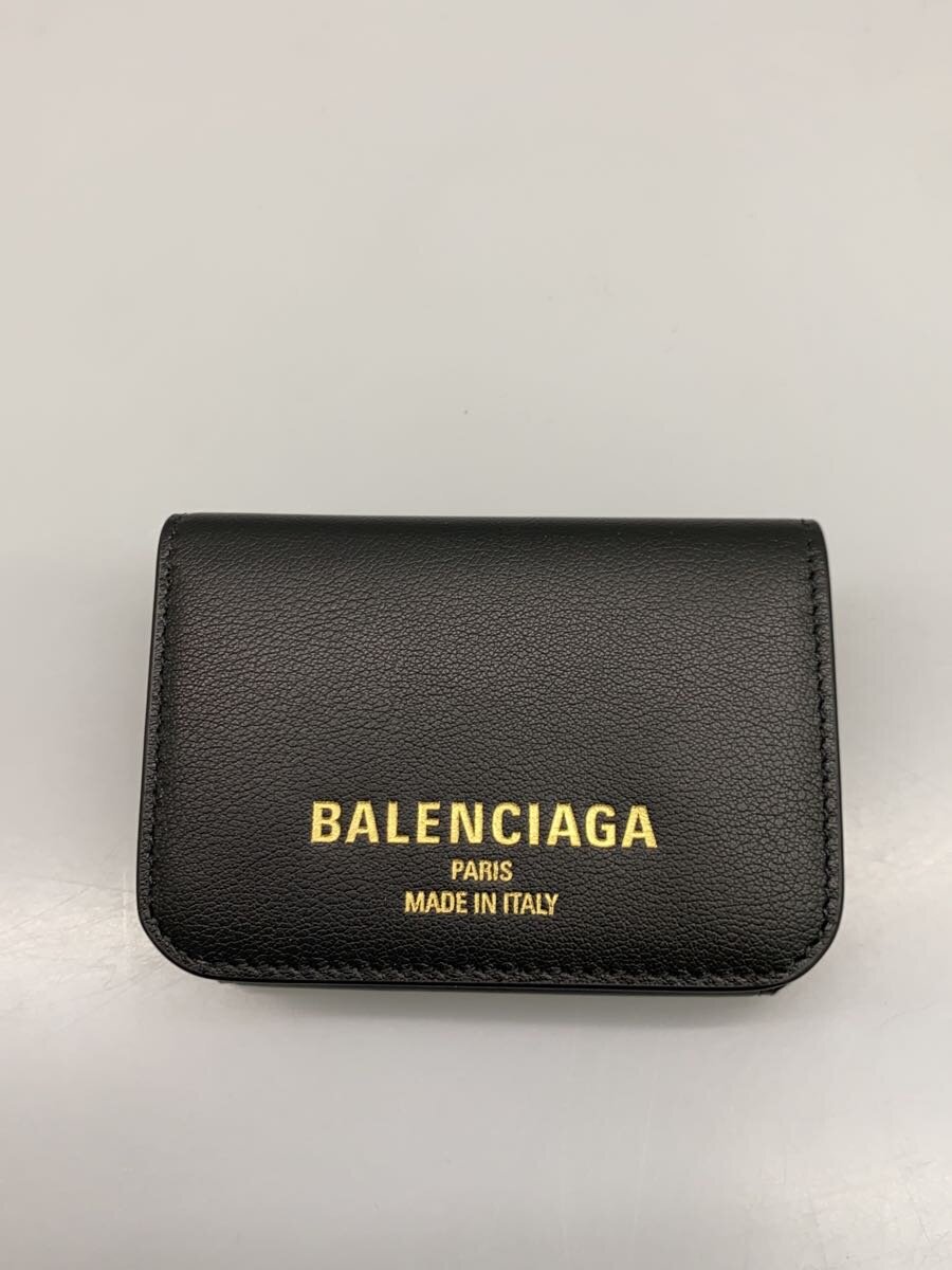 【中古】BALENCIAGA◆3つ折り財布/レザー/BLK/無地/メンズ/810904【服飾雑貨他】｜2ｎｄ STREET 店