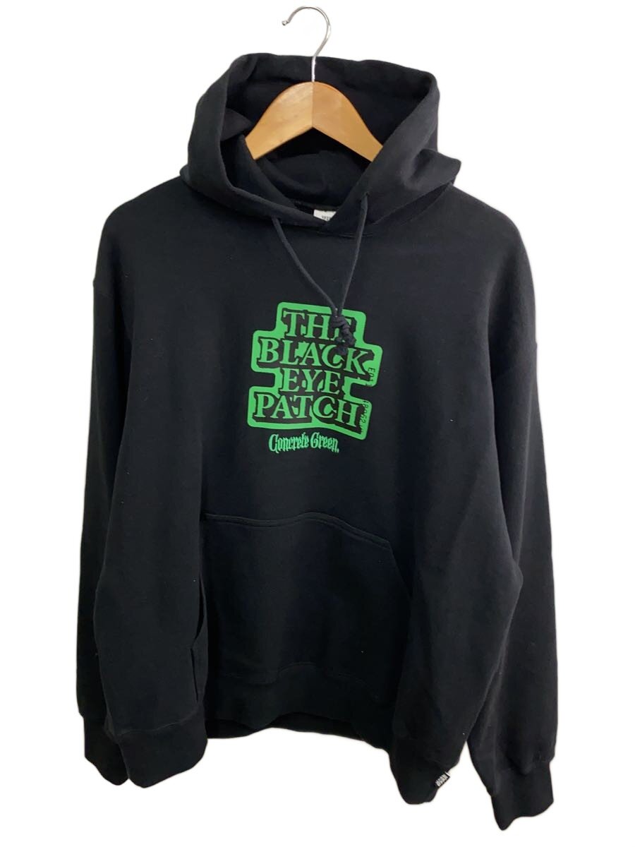 【中古】THE BLACK EYE PATCH◆CONCRETE GREEN HOODIE/パーカー/L/コットン/BLK/プリント【メンズウェア】｜2ｎｄ STREET 店