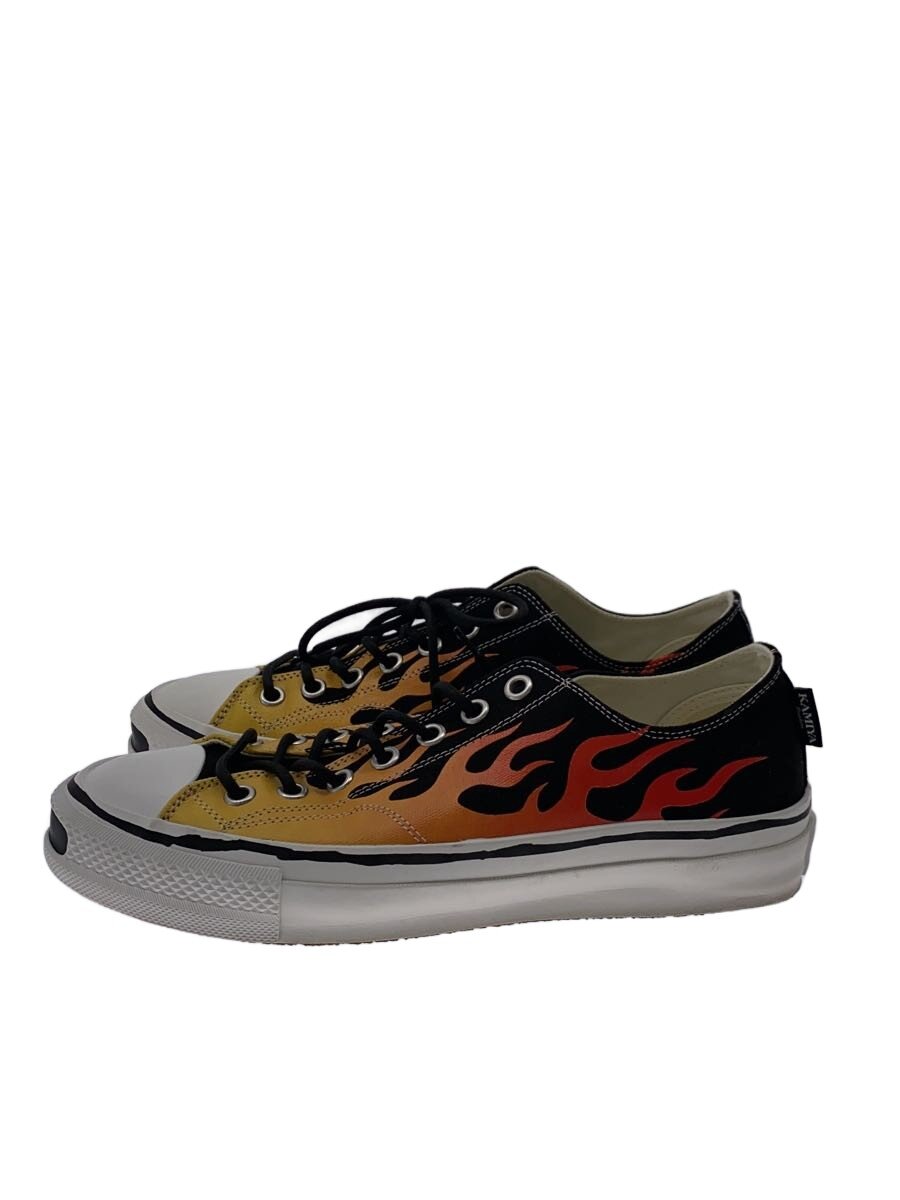 【中古】KAMIYA◆ローカットスニーカー/44/BLK/帆布/G14FW703【シューズ】