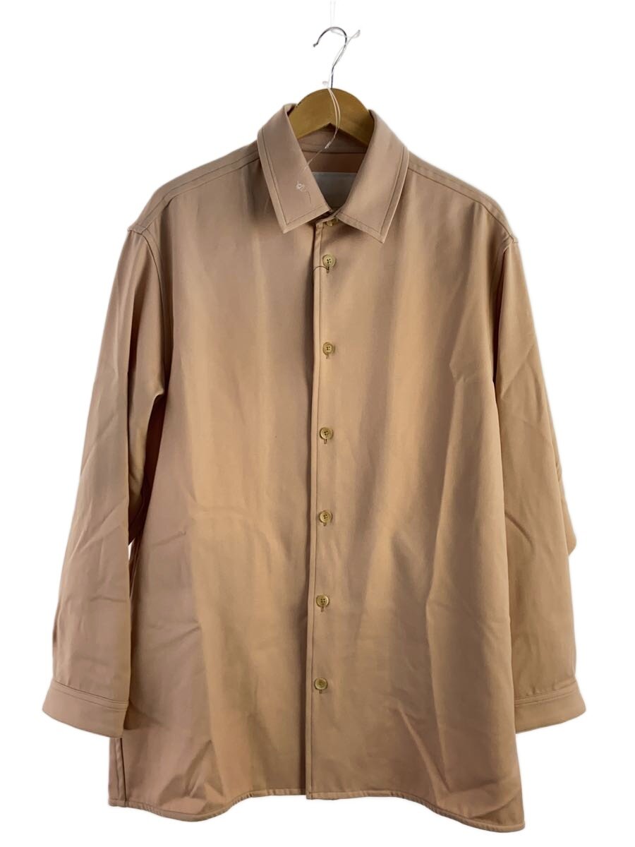 【中古】nonnotte◆バックサテンギャバジンコーチジャケットシャツジャケット/上衣/5/毛糸/PNK/N-23A-027【メンズウェア】