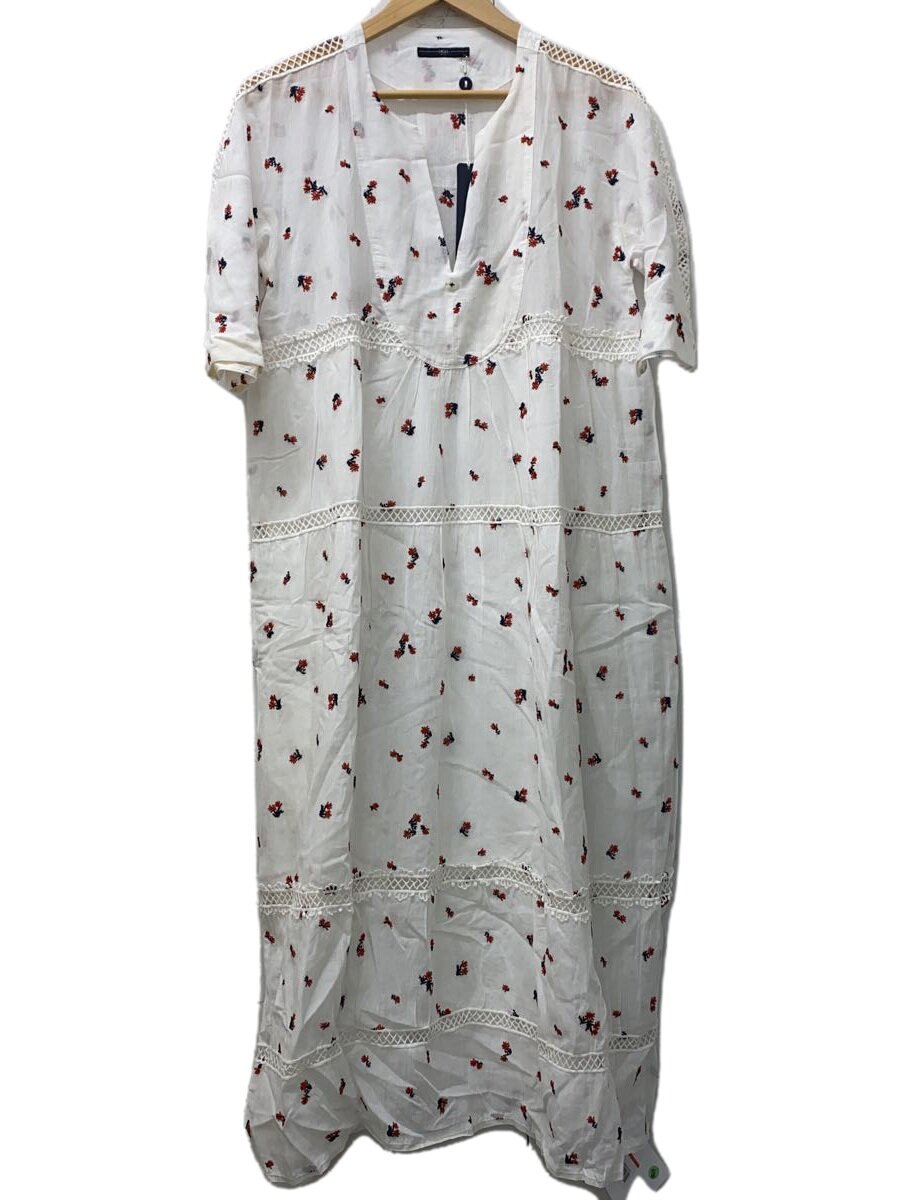 【中古】HIGH Everyday Couture/7分袖衣装/綿織物/WHT/襟元色変わり有【レディース御召しもの】