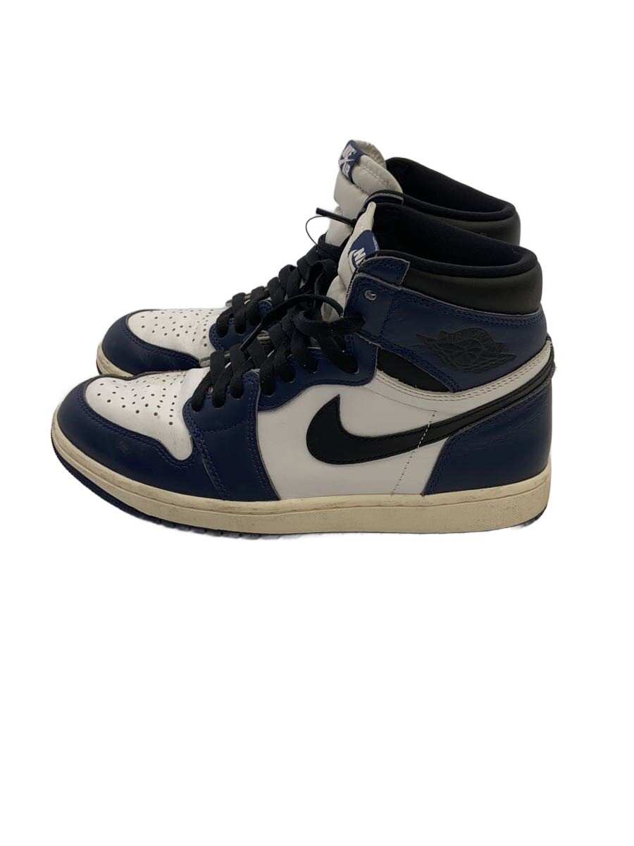 【中古】NIKE◆AIR JORDAN 1 RETRO HIGH OG_エア ジョーダン 1 HIGH OG/27cm/NVY【シューズ】|2nd STREET 店
