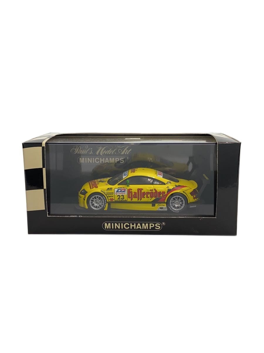 【中古】MINICHAMPS◆ダイキャスト製ミニカー/Audi TT-R DTM Team Abt/1/43スケール/箱付き【ホビー】