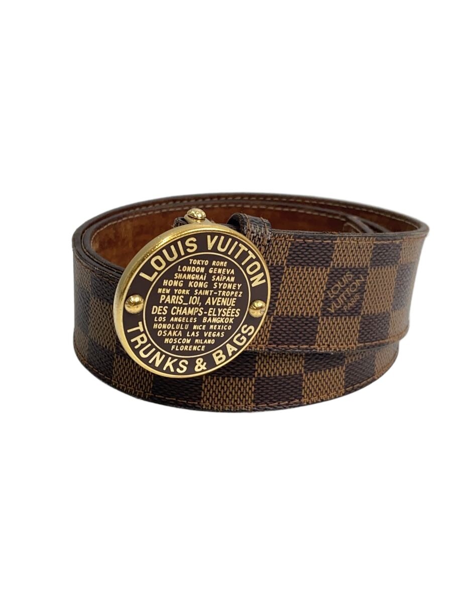 【中古】LOUIS VUITTON◆胴締め/なめし革/BRW/レディース/N6875【服飾雑貨他】
