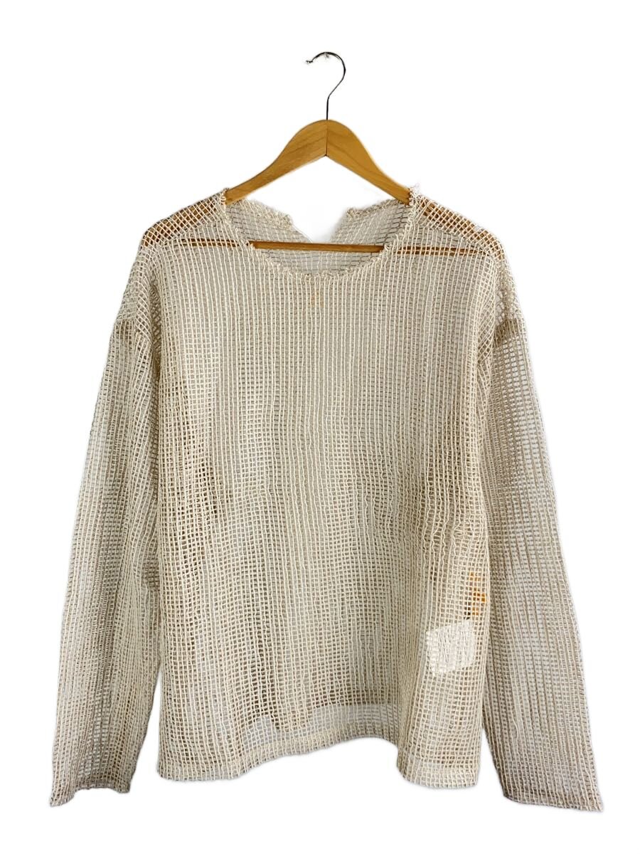 【中古】AIREI/編み物・スウェーター(透け透け)/M/リネン/BEG/無地/AIR05-T015-T005//【メンズウェア】
