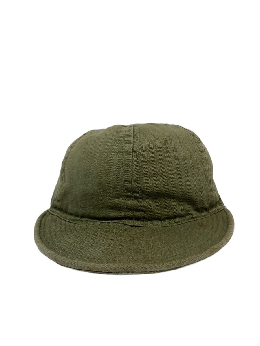 【中古】U.S.AIR FORCE◆40s/TYPE A-3 HBT MECHANICS CAP/力学的旗がしら/綿織物/GRN/vintage【服飾雑貨他】