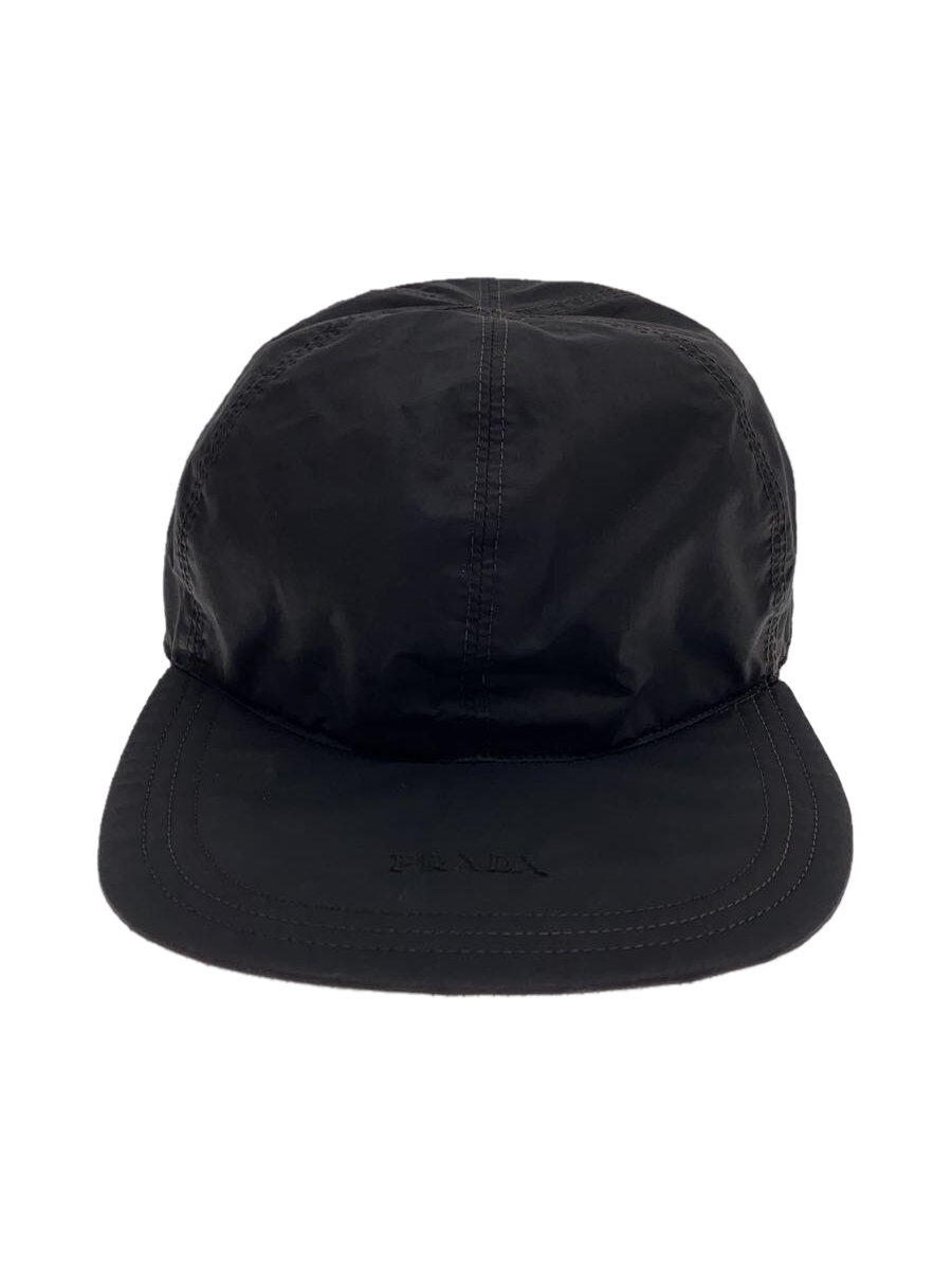 【中古】PRADA◆旗がしら/FREE/綿織物/BLK/無地/メンズ/RE-NYLON【服飾雑貨他】