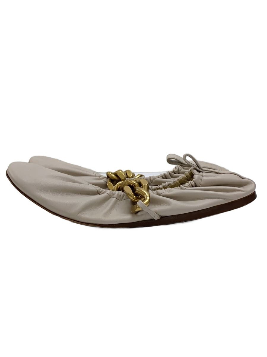 【中古】STELLAMcCARTNEY◆平ったいパンプス/36.5/BEG【シューズ】