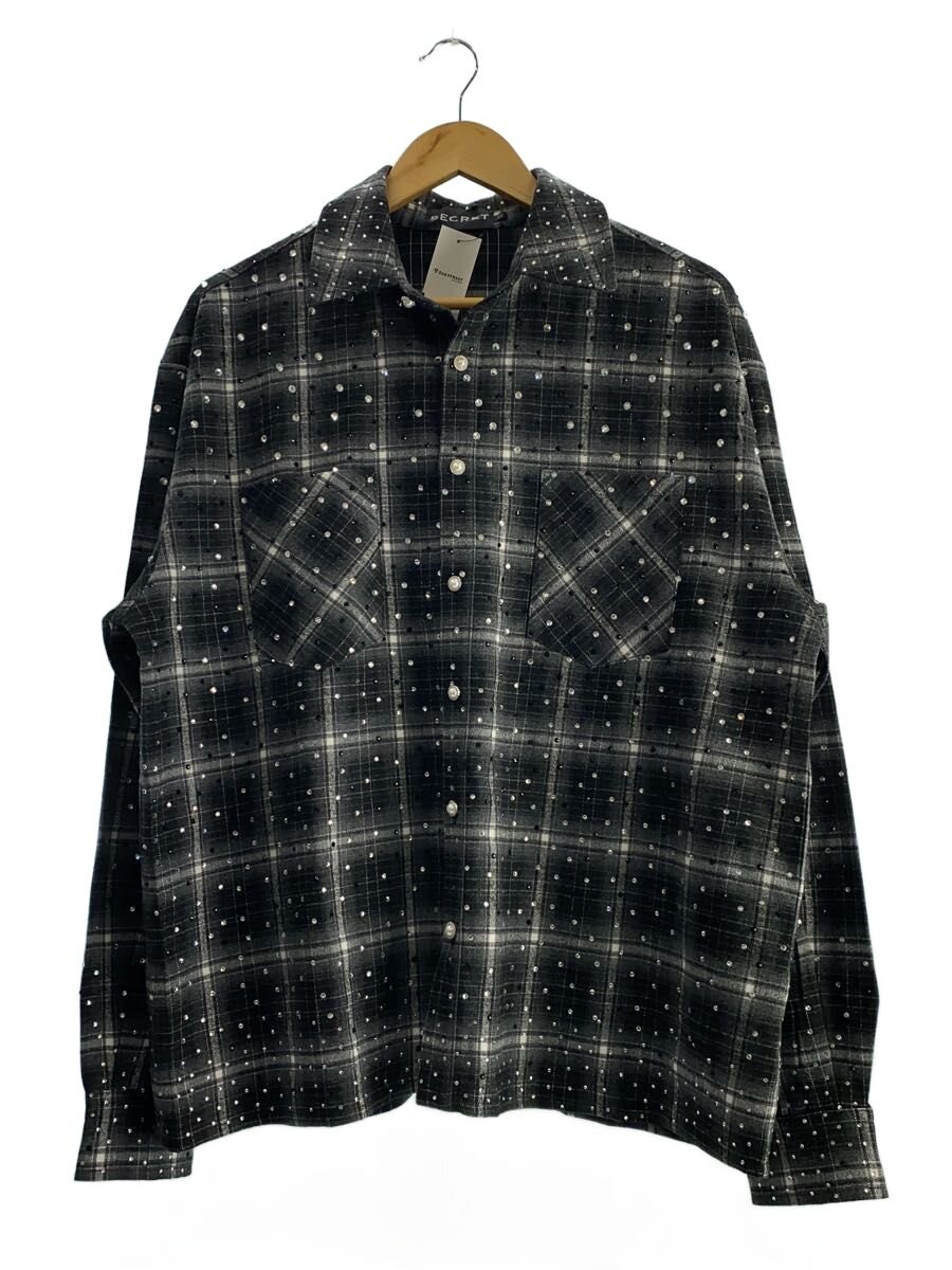 【中古】SECRET/長袖シャツ/M/ポリエステル/GRY/チェック【メンズウェア】|2nd STREET 店