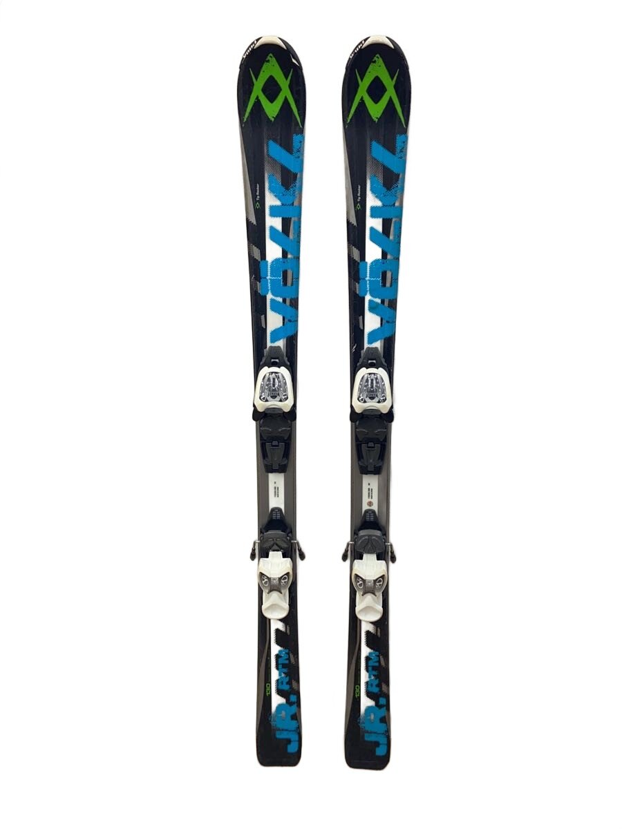 【中古】VOLKL◆スキーの板板/フォルクル/130糎/BLK/黒いこと/黒/青碧/ビンディング付【運動競技】
