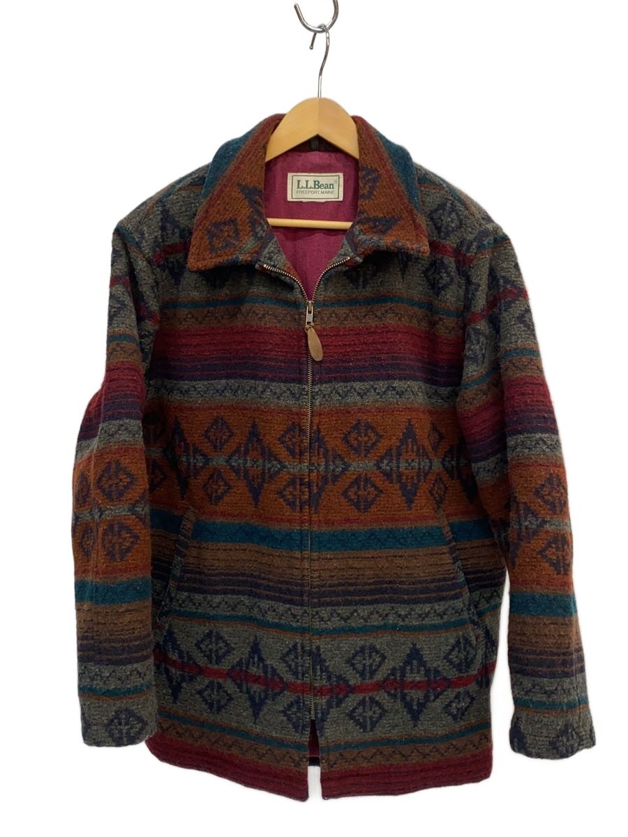 【中古】L.L.Bean◆80s/原住民/厚地の外套/--/--/マルチ色つや【メンズウェア】