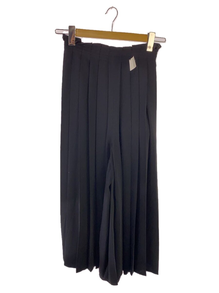 【中古】MM6◆Pleated Pants Black/38/ポリエステル/BLK/S52KA0215 S37977【レディース御召しもの】