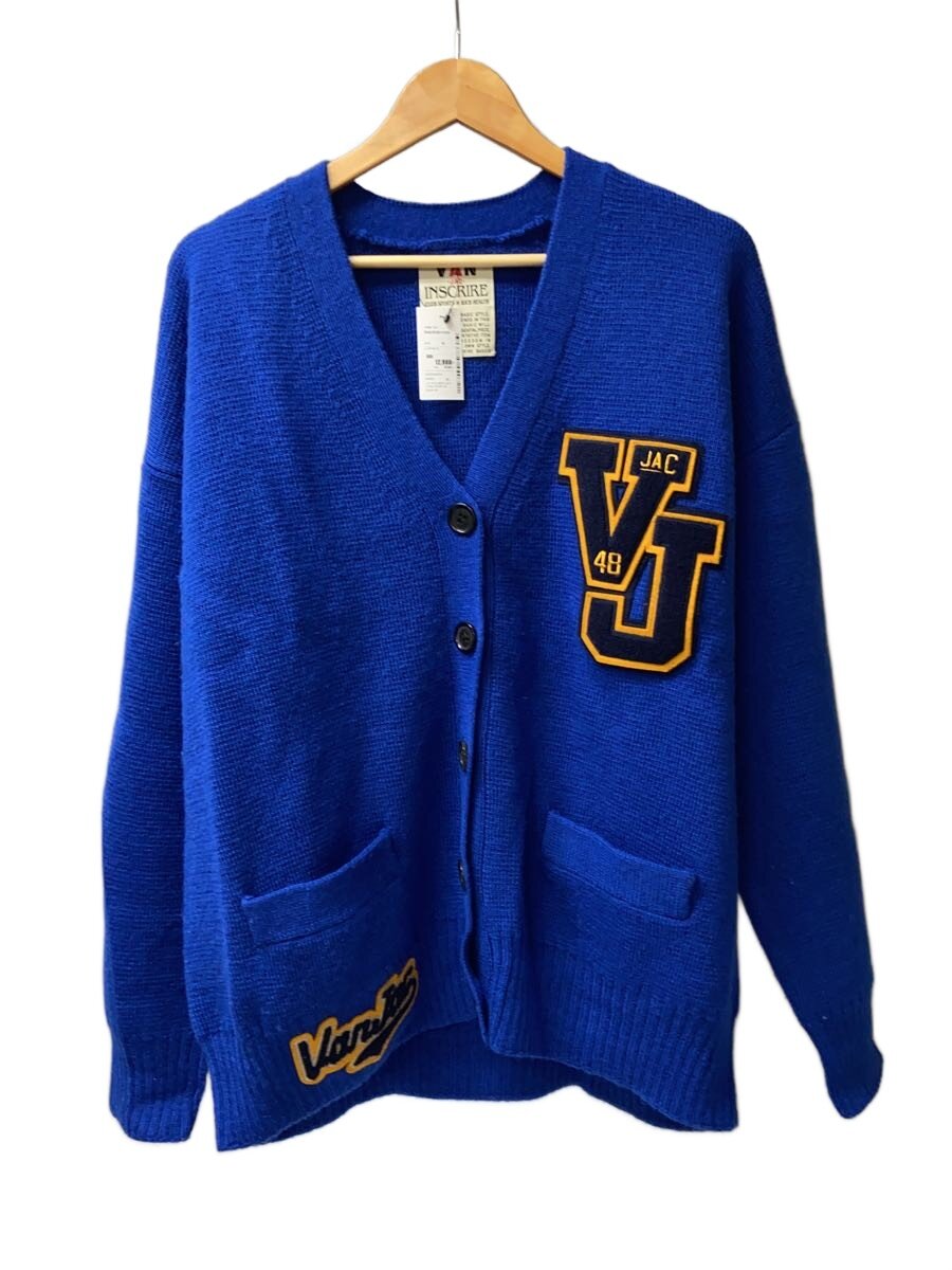 【中古】INSCRIRE◆編み物・スウェーター(朦々たる)/M/羊毛/BLU/I22AW-K8【レディースお召しもの】