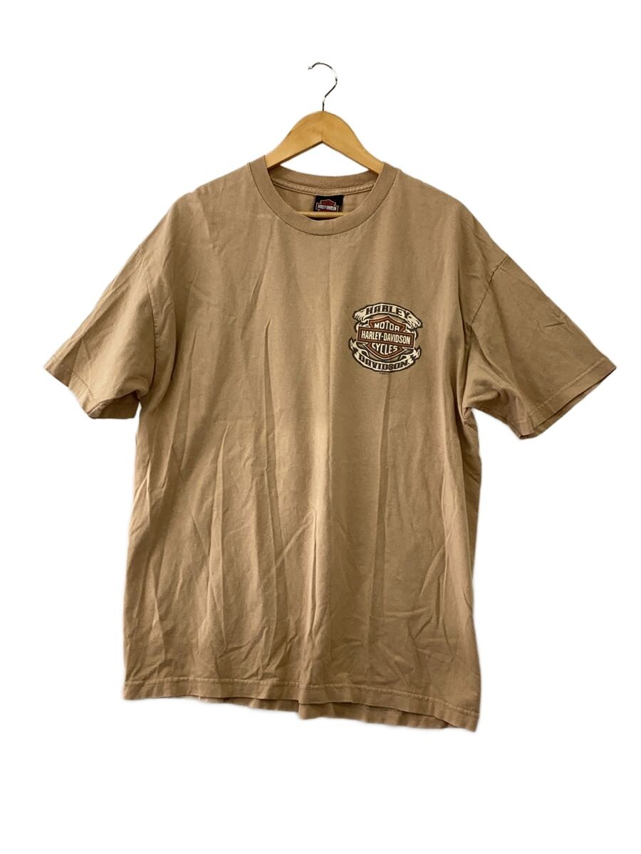 【中古】HARLEY DAVIDSON◆ティーシャツ/XL/綿織物/CML/刷り上げる/? NULL ?【メンズウェア】