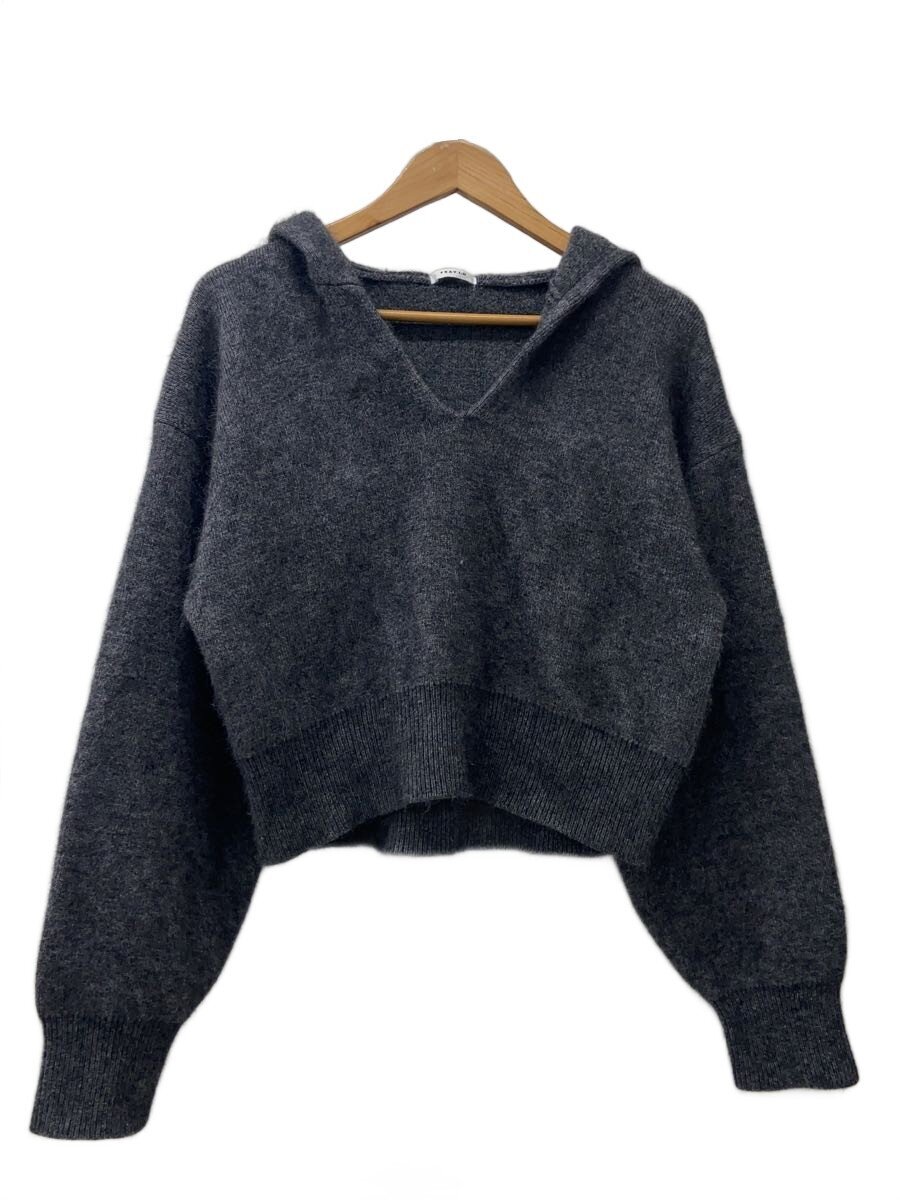 【中古】FRAY I.D◆ショートニットフーディー/one/アクリル/GRY/無地/FWNT245207【レディースウェア】｜2ｎｄ STREET 店