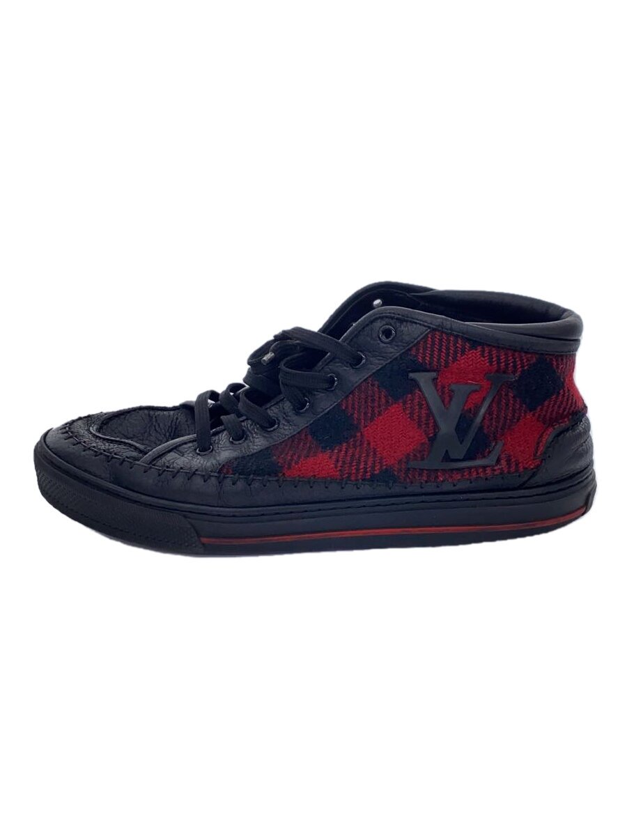 【中古】LOUIS VUITTON◆ハイカットスニーカー/6/BLK【シューズ】
