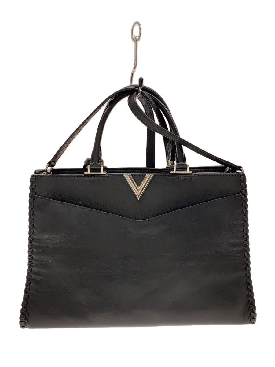 【中古】LOUIS VUITTON◆ヴェリー・ジップトート_モノグラム・なめし革_BLK/牛皮/BLK//【御徒面子】