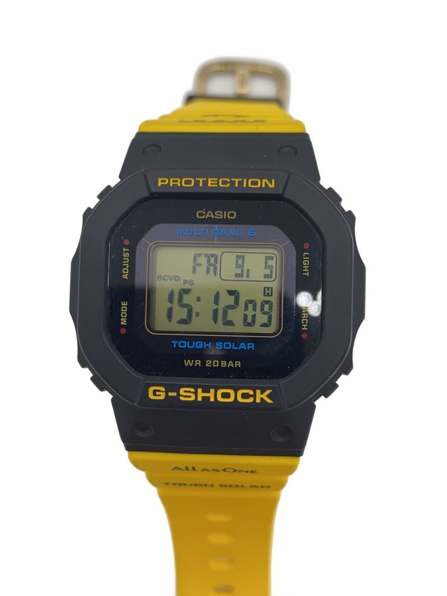 【中古】CASIO◆ソーラー腕時計/デジタル/ラバー/YLW/GMD-W5600K/アイサーチジャパン【服飾雑貨他】|2nd STREET 店